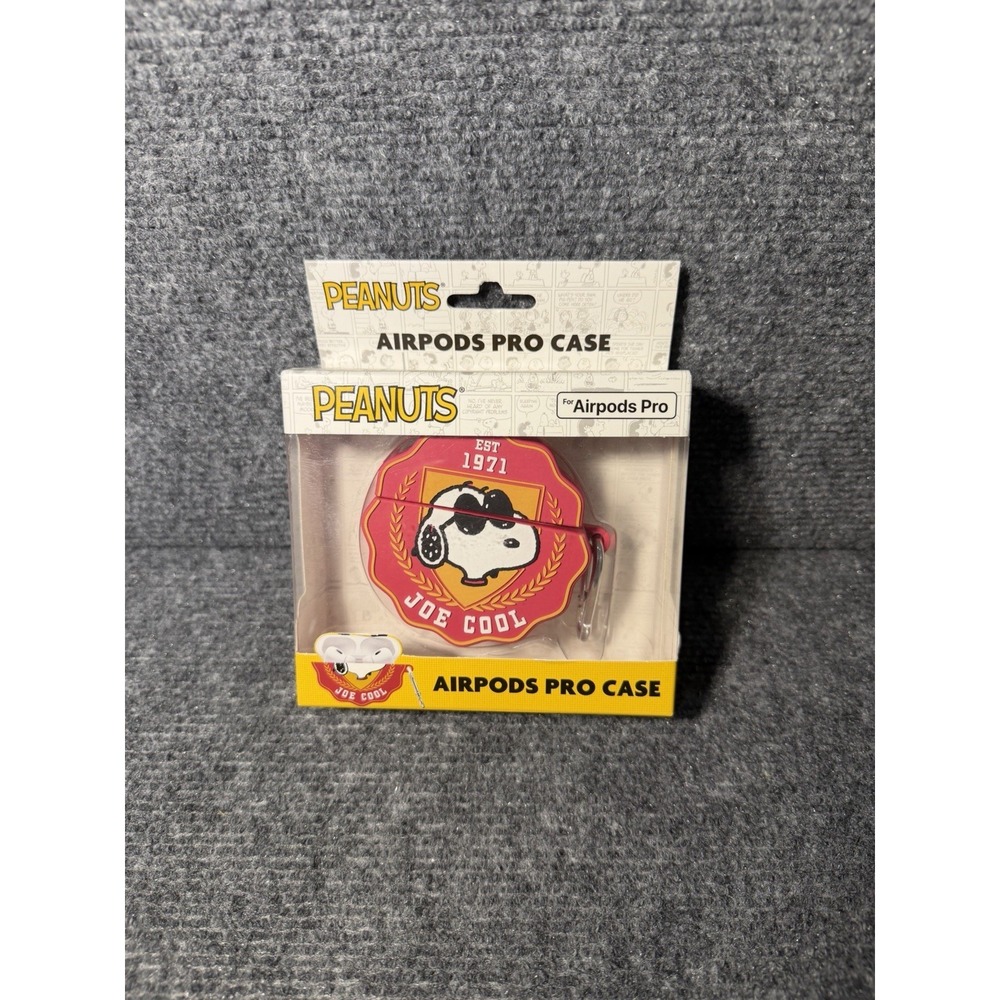 Culturefly Apple AirPods Pro Case Peanuts Joe Cool Snoopy Music Travel
